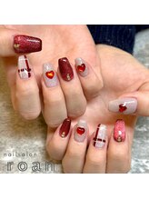 ロアンネイル(roan nail)/マグネット×チェック