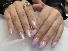 ネイルコテージ 新宿南口店(Nail cottage)/マグとフレンチのアシメ　