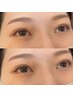 【眉毛パーマwaxメイク付+まつげパーマ】おすすめセットメニュー　通常¥10000