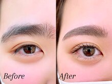 ミーナ 鍋島店(mina)/アイブロウWAX＋まつ毛パーマ上
