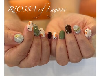 リオッサ オブ ラグーン(RIOSSA of Lagoon)/ニュアンスマリメッコネイル