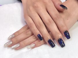 ホワイト×ブラック