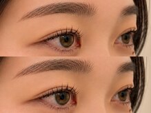 【眉毛パーマ×美眉スタイリング】毛流れ矯正パーマ＋ワックス脱毛のセットで整った眉毛デザインに♪