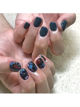 キャンネイル 金山店(Can Nail)/手描きヴィンテージフラワー☆