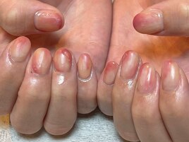 桃ネイル