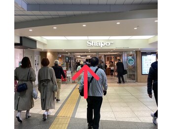 マハロ(Mahalo)/駅からサロンまでの道順2