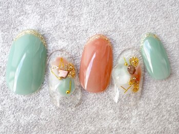 カトルナフ(quatre fois neuf)/スキニーフレンチラメフレンチ