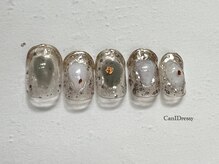 キャンアイドレッシー 長岡店(Can I Dressy)/ぷっくりミラーフレンチ