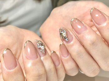 ワンカラー&ビジュー