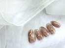 ニュアンスネイル/カフェラテ