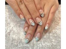 ガーデン ヘア&エステ&ネイル Garden/ストーンフレンチ