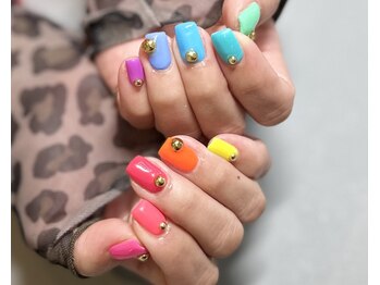 塗り替えカラーネイル♪