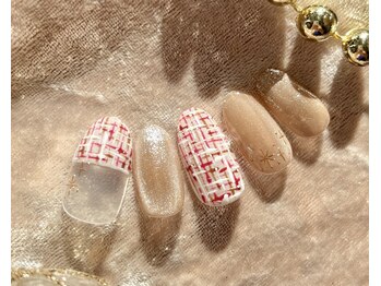 エクラ(eclat)/ツイード×マグネット