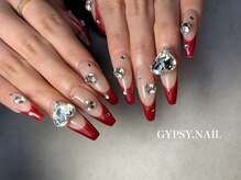 ジプシー(GYPSY.)/ 赤フレンチビジュー盛り