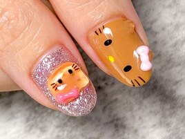 トレンドの横向きキティネイル