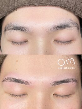 アム(am)の写真/＜アイブロウ★眉毛WAX脱毛¥4,980～＞お顔の印象UP!眉毛のお手入れはプロにお任せください◆初めての方も◎