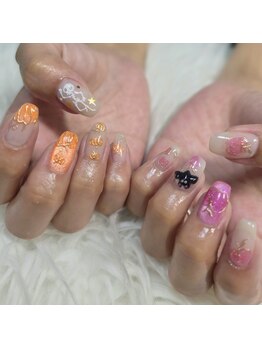 ハロウィンネイル