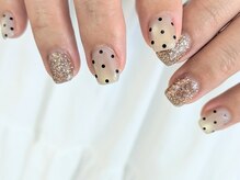 エラン(ELAN)/polka dot nail by NATSUKI