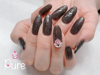 ピュア(Pure)/ビジューネイル