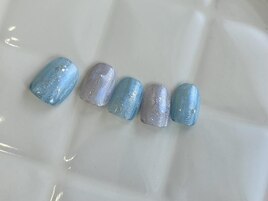 インクストライプネイル