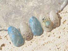 グリッター(GLITTER)/水面ネイル