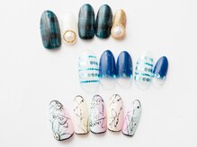 ドリームネイル 綾瀬店(Dream Nail)/チェック、ボーダー＜綾瀬店＞
