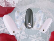 シューズネイルプロデュース/タイダイシェルデザイン