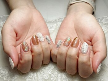 マックスサロン 池袋店(MAXSALON)/ぷっくりフラワーネイル