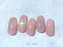 ユーケーネイル(uk nail)/シンプルアート6000円