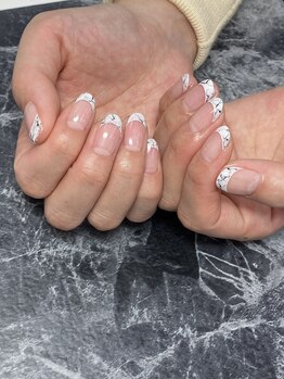 エーナイン イオンモール苗穂店/ワンカラー×フレンチ×大理石