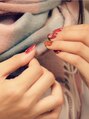 フレイムス アイラッシュ アンド ネイル(FRAMES)&nbsp;自爪負担が少ない“パラジェル”を使い大人のお洒落ネイルを♪