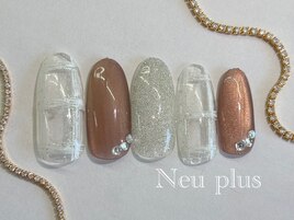 定額￥6300　キラキラネイル