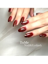 トゥーミー(To Me)/ボルドー　ニュアンス　ハート