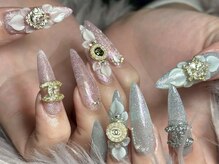 ロングスカルプ・3Dデザインもお任せ下さい！パーツも多数ご用意