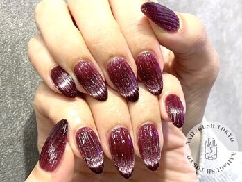 ネイルズガッシュ 川崎店(NAILsGUSH)/ワンホン/マグネット/フレンチ