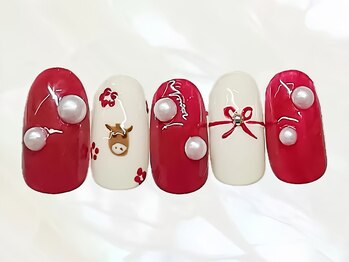 サローネ レジーナ(salone Regina)/馬ネイル/冬ネイル/お正月