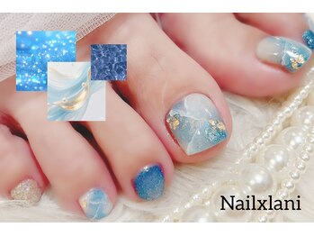 ネイル クロス ラニ 所沢店(Nail×Lani)の写真/ハンドフット同時施術可能◎フィルインオフで自爪サポート♪トレンドを抑えた綺麗めワンホン系定額ネイル♪