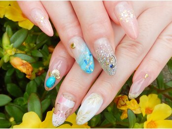 フラッシュネイル フレンテ西宮店/除去付デザイン定額コ-ス◇