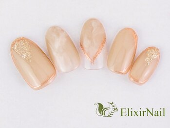 エリクサーネイル 五反田(Elixir Nail)/定額a シンプル/クーポン使用