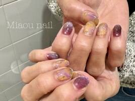 Halloween color nail