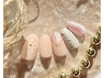 エクラ(eclat)/リボン×ニット