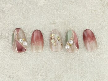 リッカオウチネイル(Lycka)/定額デザインネイル２/ ¥7,500