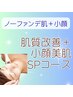 【ノーファンデ肌+小顔実現】 肌質改善+小顔美肌SPコース