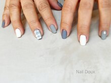 ネイル ドゥ 岡山駅前店(Nail Doux)/ツイードネイル