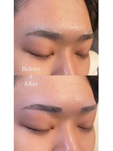 眉毛男子 新宿店/Before/After