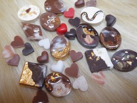 バレンタインネイル♪チョコ