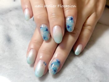 ネイルアトリエ フロラシオン/贅沢アートの褒められネイル25