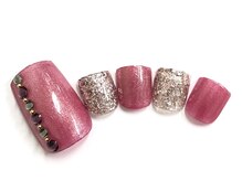 コルン/ビジューネイル