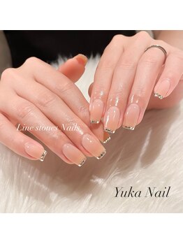 ユカネイル(Yuka Nail)/爪先光る★キラキラネイル