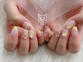 さくらんぼフレンチネイル